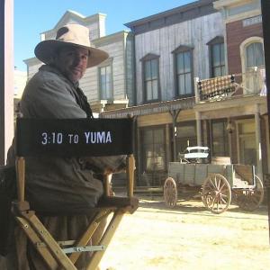 Billy Lockwood on the set of 310 To Yuma