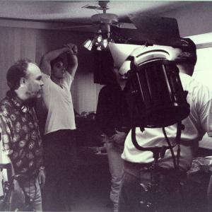 Tom Logan directing on the set of WORKING TITLE at Paramount Studios