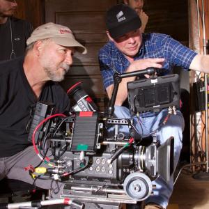 Tom Logan directing on the set of 