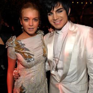 Lindsay Lohan and Adam Lambert