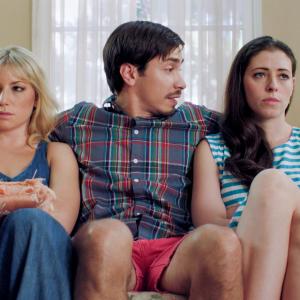 Still of Ari Graynor Justin Long and Lauren Miller in For a Good Time Call 2012
