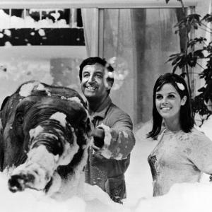 Still of Peter Sellers and Claudine Longet in The Party 1968