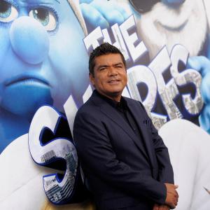 George Lopez at event of Smurfai 3D (2011)