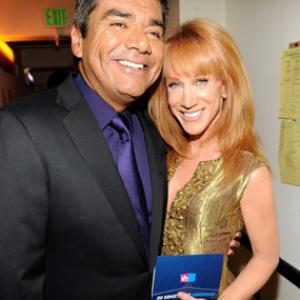 Kathy Griffin and George Lopez