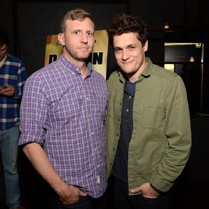 Ruben Fleischer and Phil Lord at event of The D Train (2015)