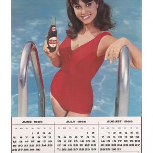Dr Pepper Calendar 1966