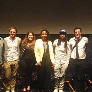 Indiewood panel at Universal Studios, Los Angeles - August 2014 - writer-director Francisco Lorite (L)