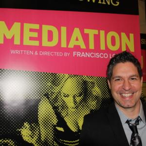 MEDIATION writer-director Francisco Lorite on the red carpet for NUVO TV Emerging Latino Filmmakers Showcase