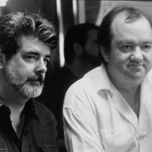 Still of George Lucas and Mel Smith in Radioland Murders 1994