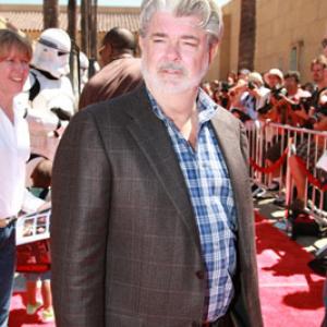 George Lucas at event of Star Wars The Clone Wars 2008