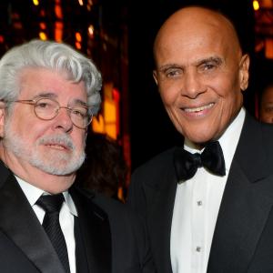 George Lucas and Harry Belafonte