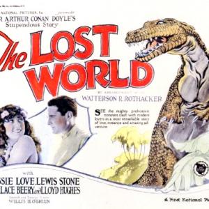 Lloyd Hughes and Bessie Love in The Lost World 1925