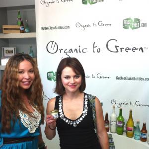 2010 Eco Emmy's celebrity event with Organic To Green creator, Rianna Loving, and Olympic Ice Skating Champion, Sasha Cohen.