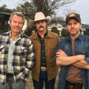 On the set of Texas Heart With Johnny Dowers, John Savage
