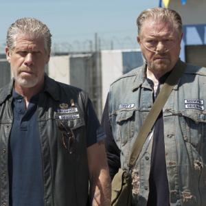 Still of Ron Perlman and William Lucking in Sons of Anarchy (2008)