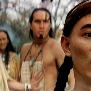Daniel Luján, Chrysta Bell Zucht and Jet Li during a scene in Once Upon a Time in China and America