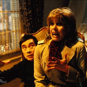 Still of Burt Kwouk and Joanna Lumley in Trail of the Pink Panther 1982