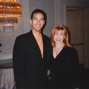 Vincent and Lady Kung Fu Cynthia Rothrock at the Bruce  Brandon Lee Memorial Event in Los Angeles