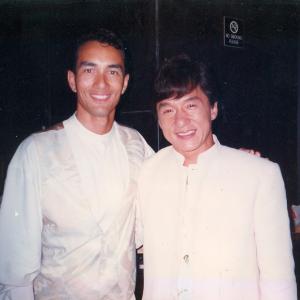 Vincent Lyn & Jackie Chan at the China Grill after party of the Premiere of the US release of 
