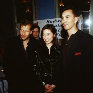Michelle Yeoh never takes a bad photo Steve and Vincent looking on just glad to be next to the gorgeous Michelle