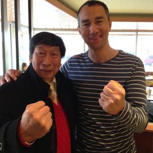 With Hong Kong action star Chui Chi Ling of Kung Fu Hustle here in Atlantic City NJ for the Martial Arts Hall of Fame  Expo