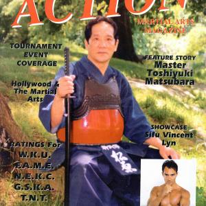 Gracing the cover of Action Martial Arts Magazine October 1998