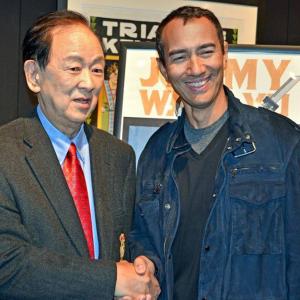 With iconic legendary Jimmy Wang Yu star of over 100 films receiving a lifetime achievement award at the Walter Reade Theatre - Lincoln Center. Nov, 2014