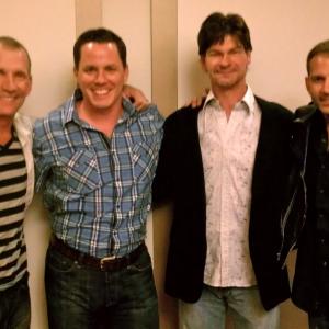 At the LA premier of Heathens and Thieves with Randy Mulkey Christian Lyon Don Swayze and Chris Devlin