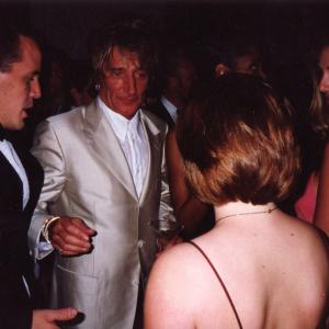 Vanity Fair Oscar party with Rod Stewart and Daisy Fuentes