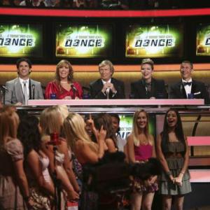 Still of Tyce Diorio, Nigel Lythgoe, Kenny Ortega, Adam Shankman, Mia Michaels and Stacey Tookey in So You Think You Can Dance (2005)
