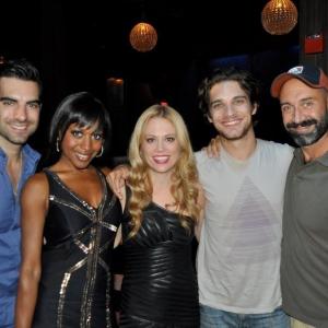 Jim Fall Aketza Lopez Claire Coffee Gabrielle Dennis and Jeff Ward in Hollys Holiday 2012