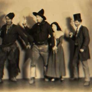 Still of Olive Borden Frank Campeau J Farrell MacDonald and Tom Santschi in 3 Bad Men 1926