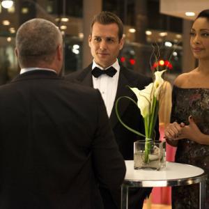 Still of Gabriel Macht and Gina Torres in Suits 2011