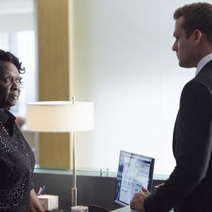 Still of Gabriel Macht and Aloma Wright in Suits 2011