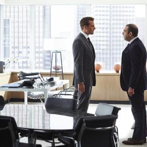 Still of Rick Hoffman and Gabriel Macht in Suits 2011