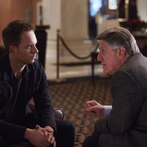 Still of Stephen Macht and Patrick J Adams in Suits 2011