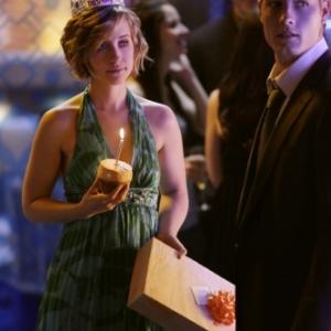 Still of Allison Mack and Justin Hartley in Smallville (2001)