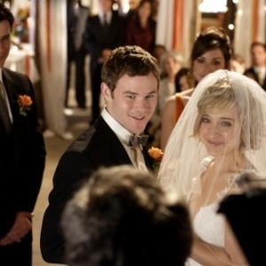 Still of Aaron Ashmore Allison Mack and Tom Welling in Smallville 2001