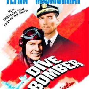 Errol Flynn and Fred MacMurray in Dive Bomber 1941