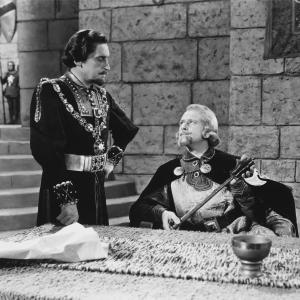 Still of Henry Daniell and George Macready in The Bandit of Sherwood Forest 1946