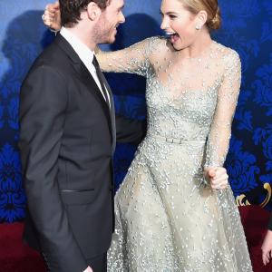 Richard Madden and Lily James at event of Pelene 2015