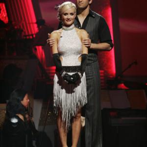 Still of Holly Madison and Dmitry Chaplin in Dancing with the Stars (2005)