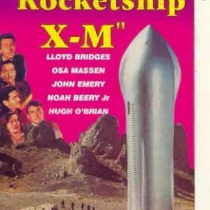 Noah Beery Jr., Lloyd Bridges, Osa Massen and Hugh O'Brian in Rocketship X-M (1950)