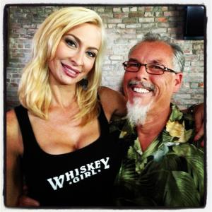 Jillie Reil and Mark Maine at the Whiskey Girl bar in San Diego while on the set of Fearless and La Migra the great Hat Trick