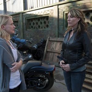 Still of Katey Sagal and Paula Malcomson in Sons of Anarchy 2008