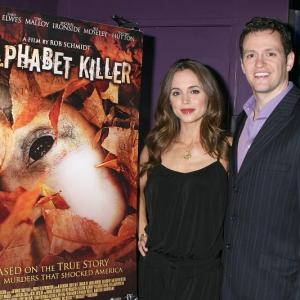 Eliza Dushku and Tom Malloy at the premiere of The Alphabet Killer.