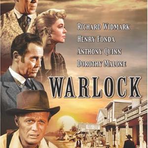 Henry Fonda Anthony Quinn Richard Widmark and Dorothy Malone in Warlock 1959