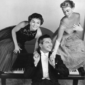 Lee Liberace with Joanne Dru and Dorothy Malone in Sincerely Yours