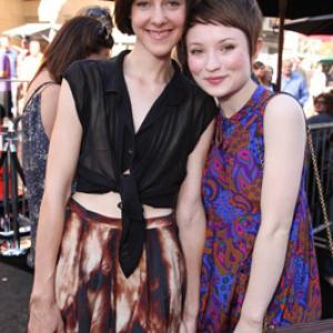Emily Browning and Jena Malone at event of Legend of the Guardians The Owls of GaHoole 2010