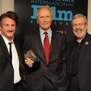 Clint Eastwood, Sean Penn and Leonard Maltin